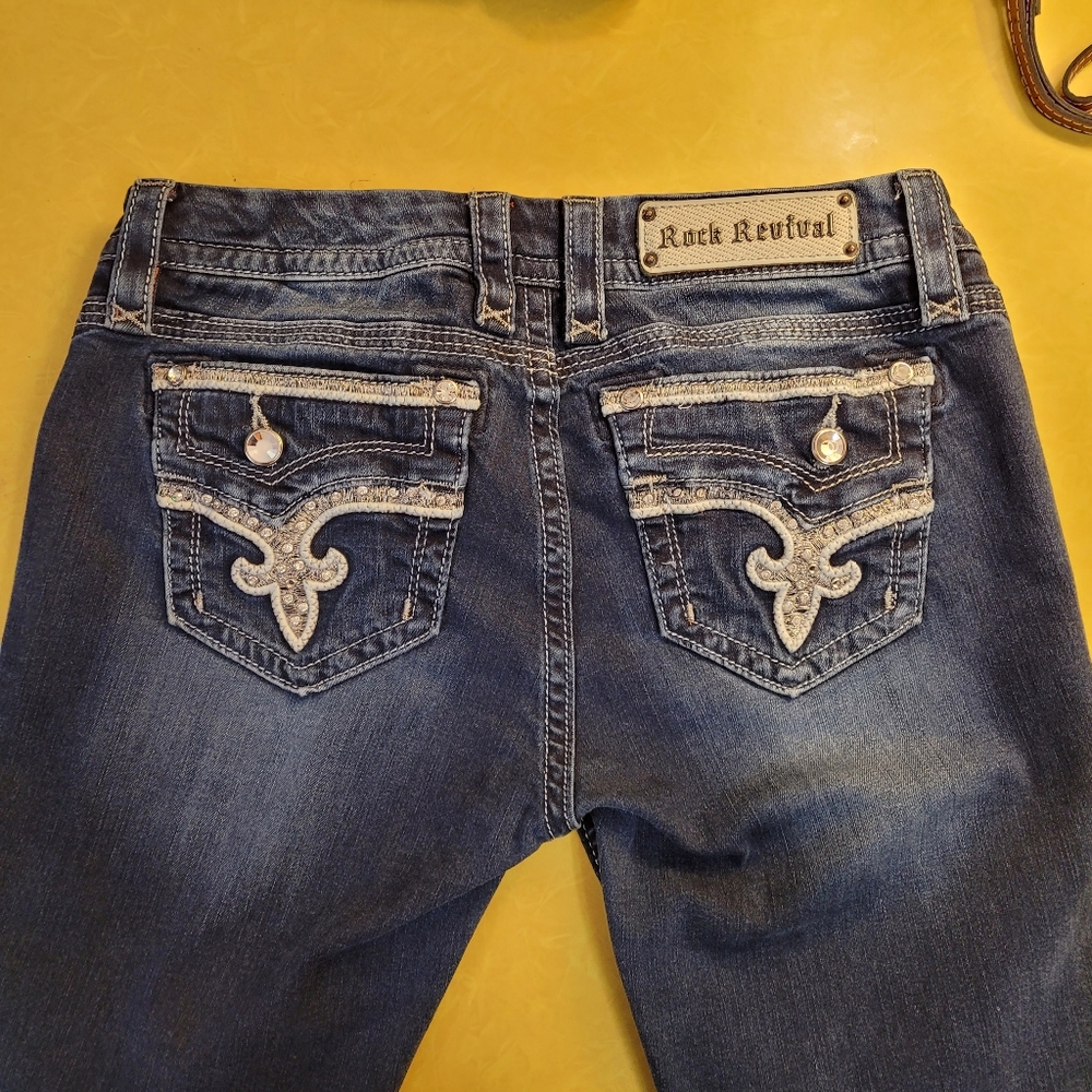 Rock Revival Jeans, ladies size 29, boot cut.